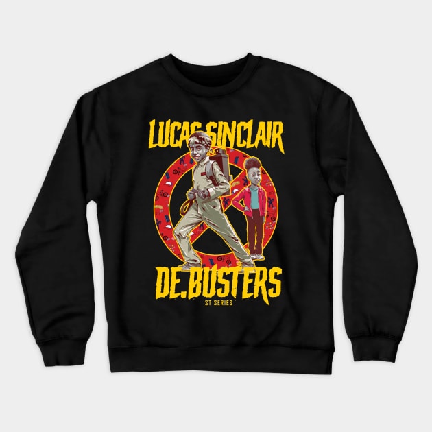 De.Busters - Lucas Sinclair ST Series Crewneck Sweatshirt by Dayat The Thunder